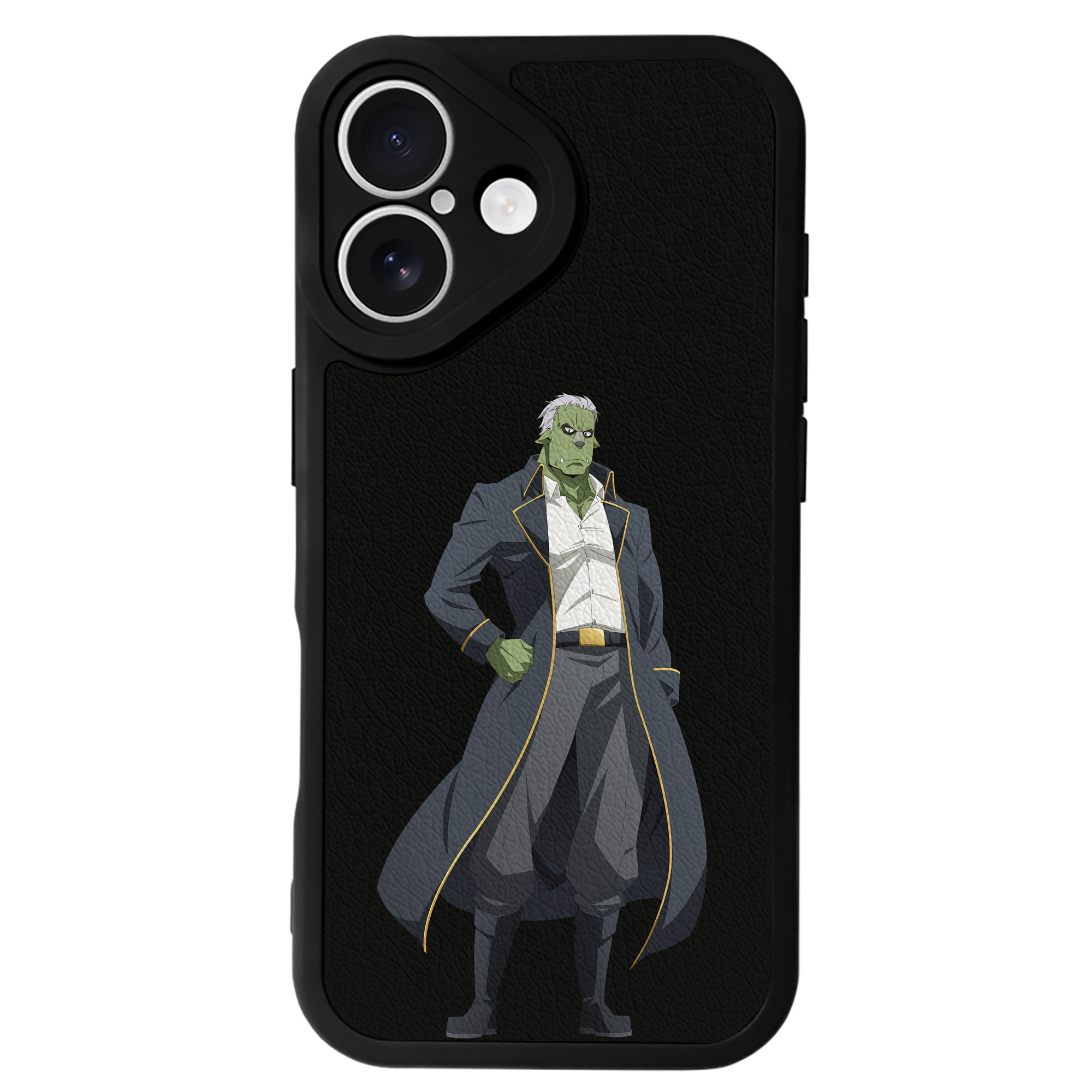 （画像用） 転スラ Regarding Reincarnated to Slime 【iPhone 16シリーズ対応】シリコンスマホケース（レザー調） 材質：シリコン